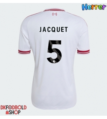 Liverpool Jeremy Jacquet #5 Udebanetrøje 2026-27 Kort ærmer Liverpool Jeremy Jacquet #5 Udebanetrøje 2026-27 Kort ærmer